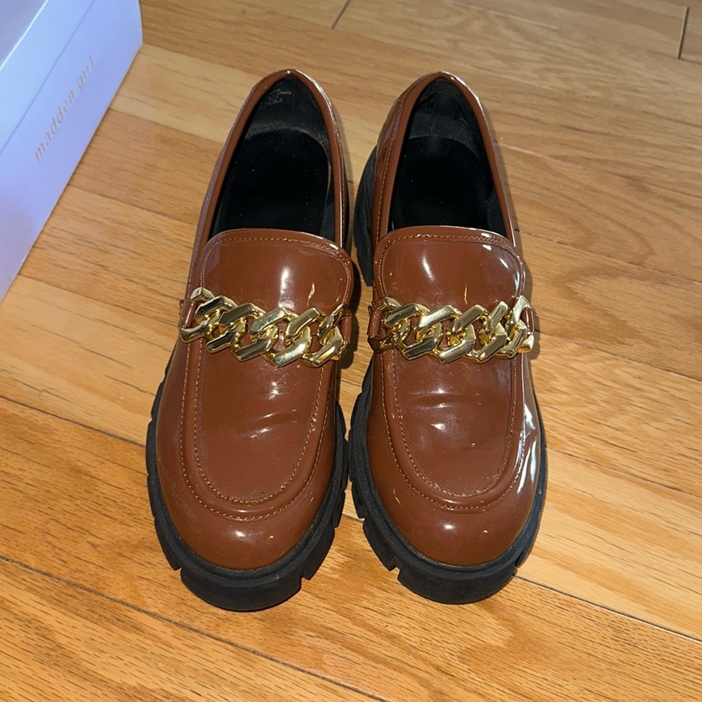 Cognac loafers